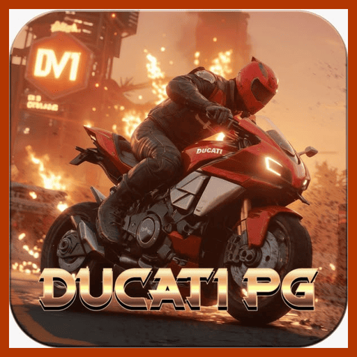 Imagem promocional da DUCATI777 mostrando a plataforma e suas vantagens